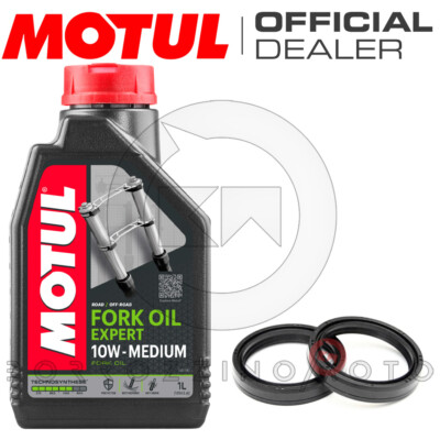 Set 1L Motul 10W Gabeldichtringe 48x57,91x9,5/11,5 Husaberg Fe 450 450 2014