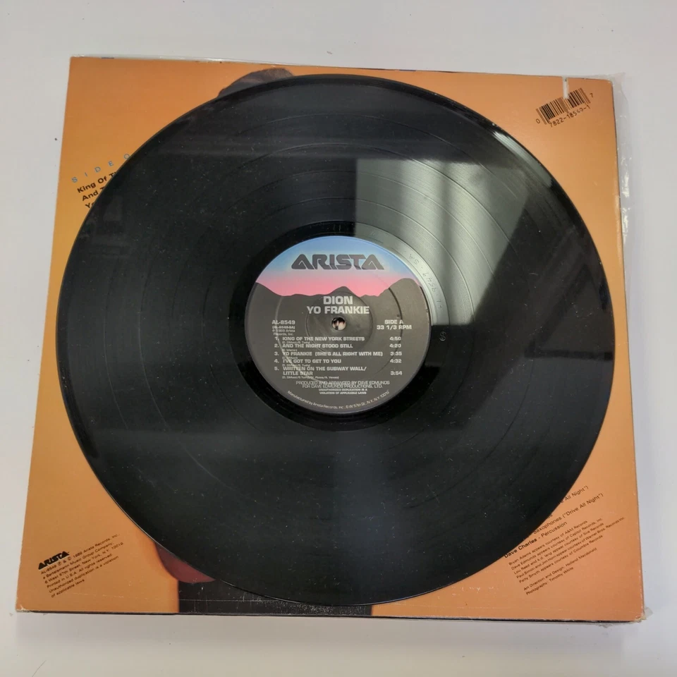 Record Album Dion DiMucci Yo Frankie LP VG - Imagem 3 de 3