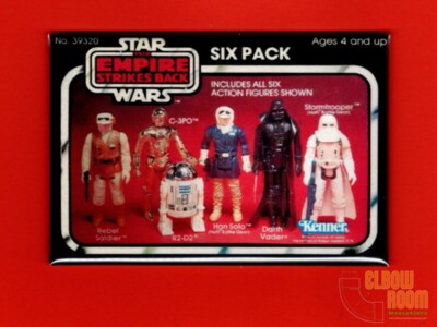 Kenner Star Wars ESB Six Pack box art   2x3'' fridge/locker magnet 39320