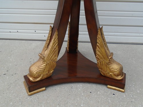 HOLD Maitland Smith Acanthus Center Table Winged Koi Dolphin Head Neoclassical