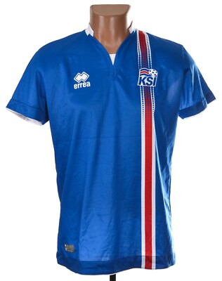 ISLAND NATIONALMANNSCHAFT 2016/2017 HEIM FUSSBALL SHIRT TRIKOT ERREA GRÖSSE S ERWACHSENE