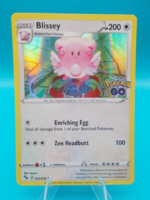 Blissey 052/078 Pokémon GO Pokémon TCG Holo Near Mint/Mint
