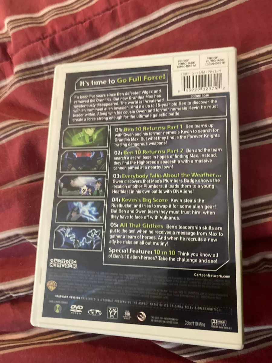 Cartoon Network: Classic Ben 10 Alien Force: Volume Seven (DVD