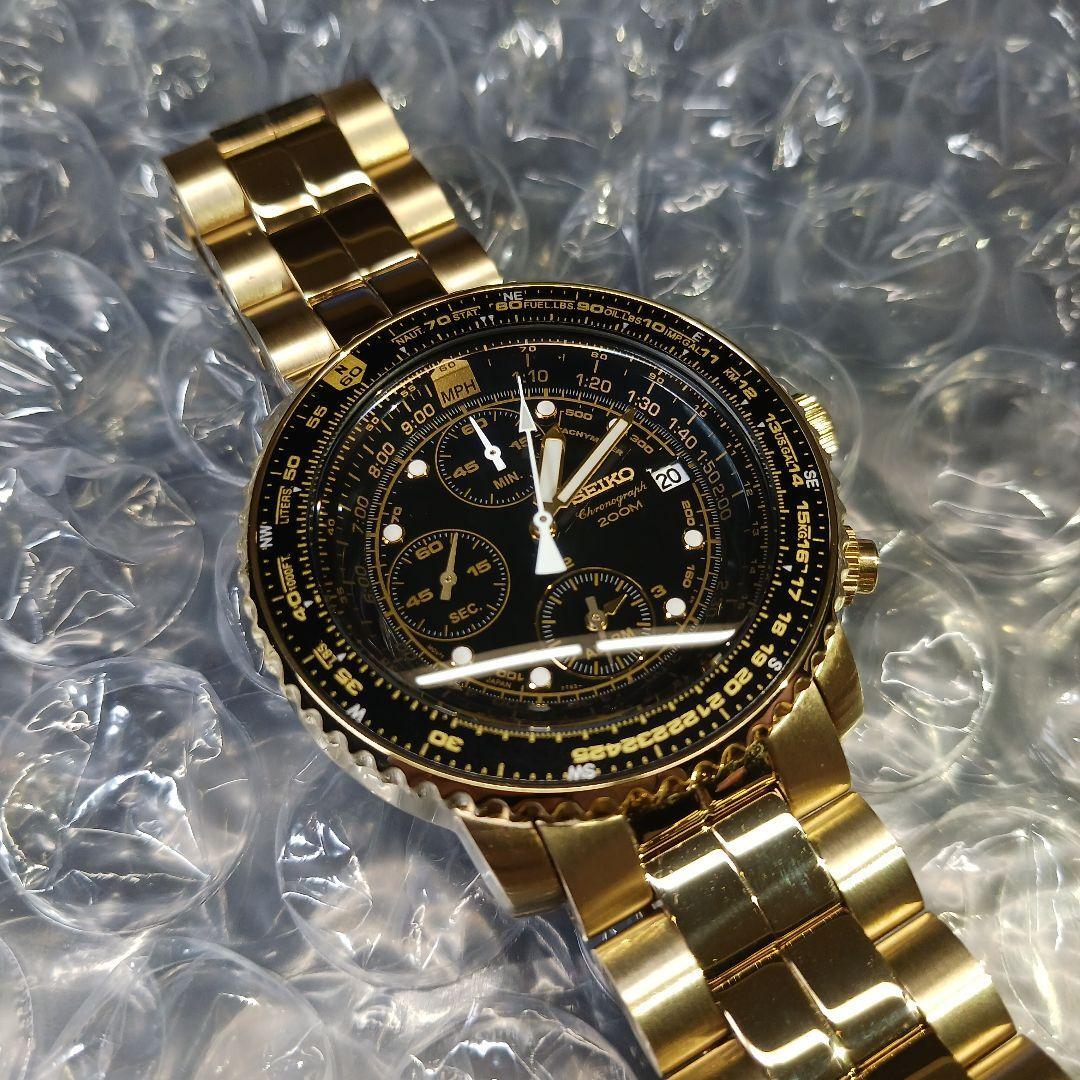 Seiko Sna414 Seiko Sna414p1 Watches Gold Seiko Flightmaster Seiko