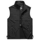 Mens Vest Waistcoat Utility Photographer Fishing Vest Sports Workwear Fisherman