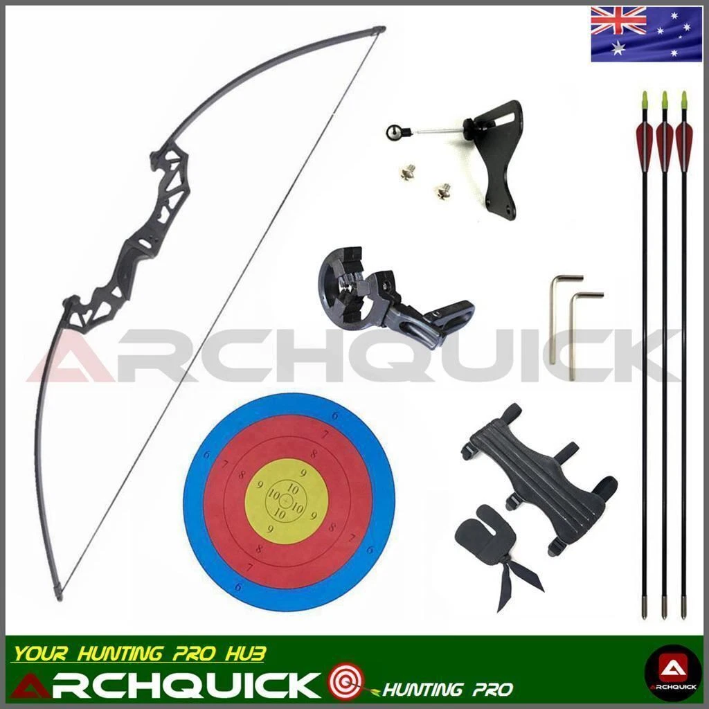 New 20lbs Archery Longbow Set Long Bow Target Shooting Practice Youth Starter