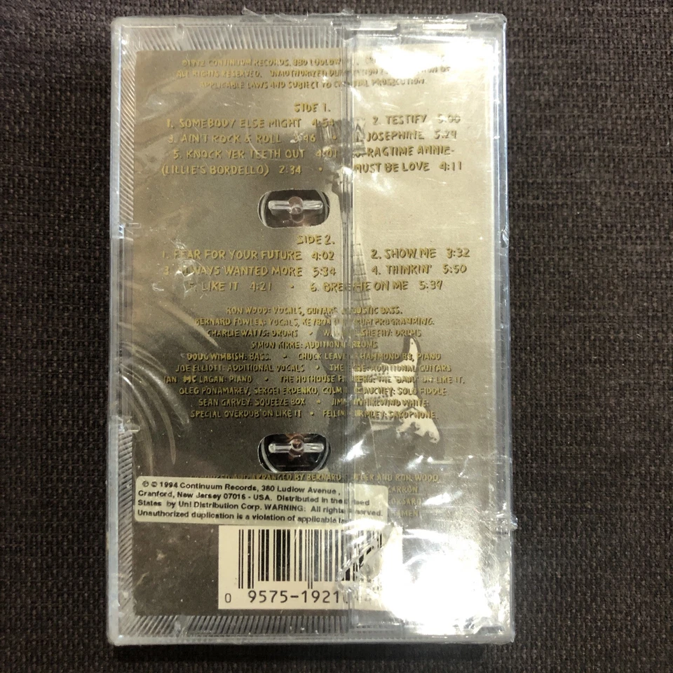 RON WOOD SLIDE ON THIS Cassette Tape Rock Blues JEFF BECK GROUP ROLLING STONES - Image 4 of 4