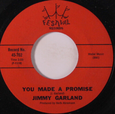 Jimmy Garland - You Made A Promise (7'') (Near Mint (NM or M-))