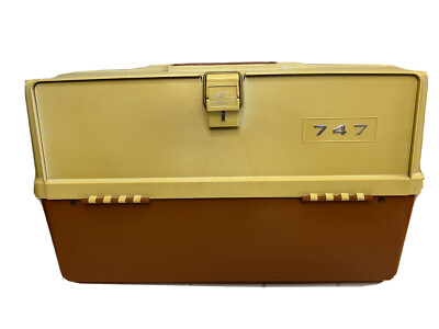 鉄製　BOX 80's Vintage 1980's Plano 747 Tackle Box – Jumbo Model Size Extremely