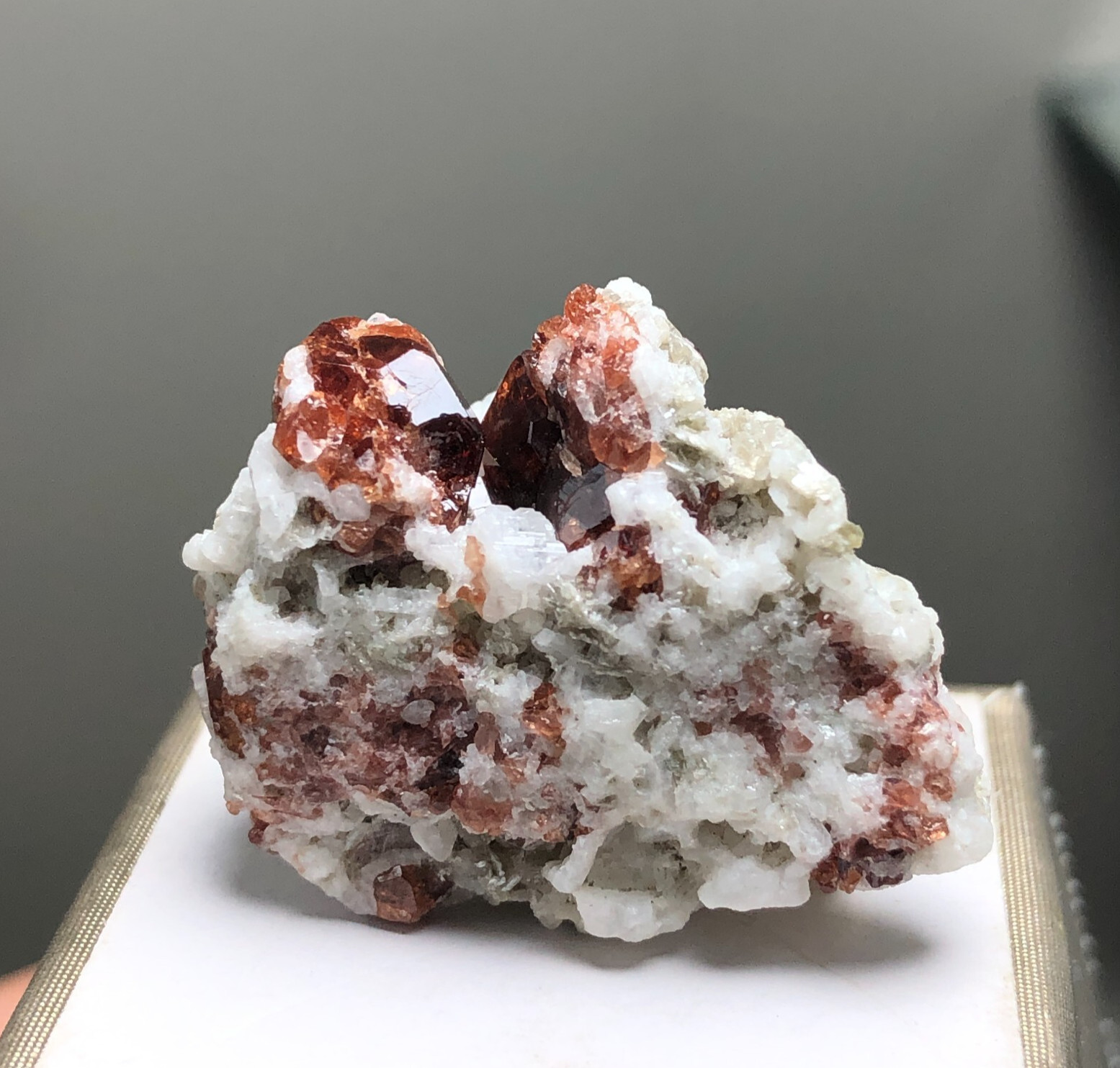 Natural Garnet Crystal bunch Specimen 8.78g - from Baluchistan, Pakistan