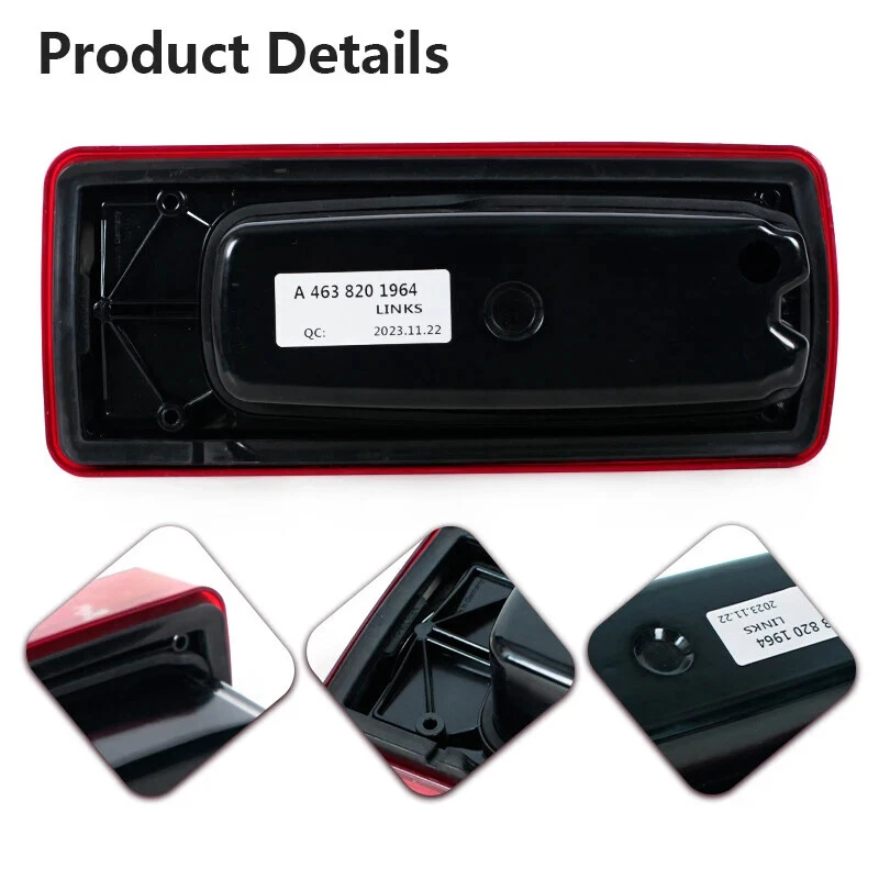 For Mercedes Benz W463 G-Wagon G63 G550 Left Right Tail Light Rear Bumper Lamp - Изображение 4 из 4