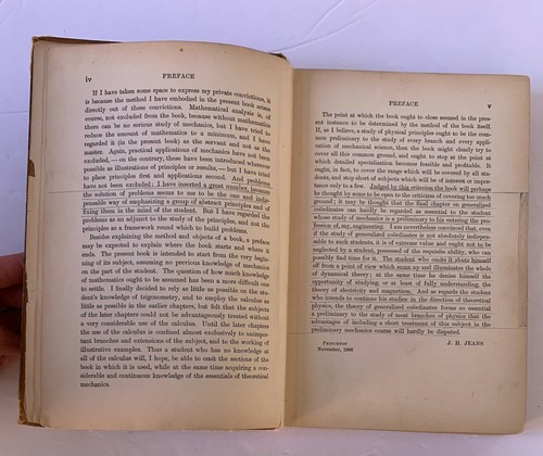 An Elementary Treatise on Theoretical Mechanics JH Jeans 1907 HC Ex-Library - Picture 5 of 12