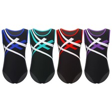 Kids Boys Gymnastics Sweatsuit Leotard Workout Bodysuit Tumbling Catsuit Gym