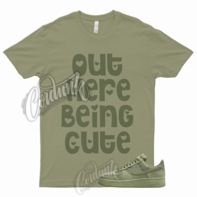 Air Force 1 Low Premium Oil Green Shirt Cargo Khaki Rough Olive Dunk Mid CUTE