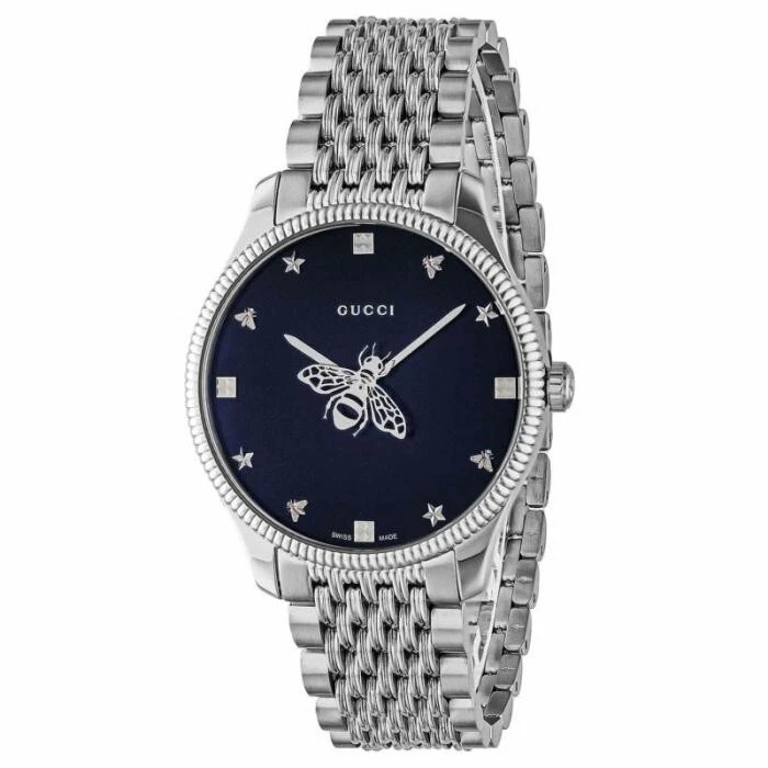 Orologio Gucci Uomo G TIMELESS Quarzo Nero YA1264154 Watch