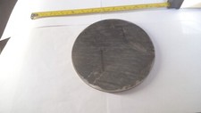 Hastelloy Copper Hastelloy explosion bonded disc, 6-3/8 OD x 3/8 thick