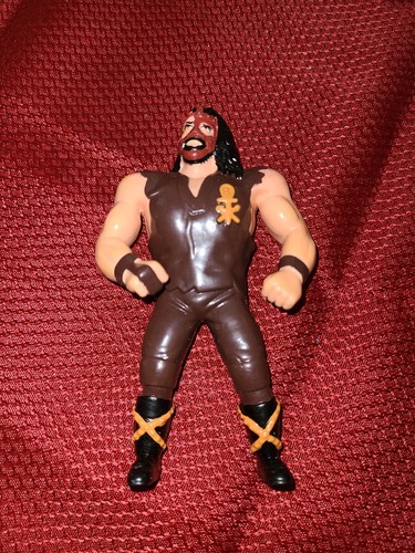 WWF Just Toys Bend Ems WWE  Series 5 MANKIND...