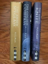 His Dark Materials Trilogy Pullman Golden Compass/Subtle Knife/Amber HB/HC lot