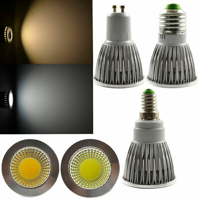 E27 E14 GU10 MR16 LED Spotlight Bulbs 3W 4W 5W 6W 9W 12W 15W SMD/COB Bright Lamp