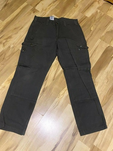 Green Carhartt Work Pants Men's Size 35 