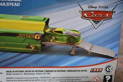 DISNEY PIXAR CARS JOHN HAULSTEAD HAULER & VEHICLE INCLUDED DIECAST