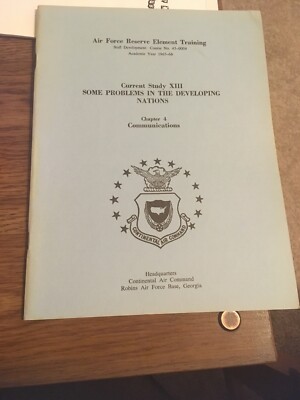 1965-66 Some Problems in the Developing Nations Chapter 4, Communications