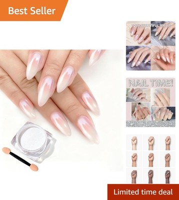 Ultra-Fine Iridescent Chrome Powder - Transformative Nail Art for Professionals