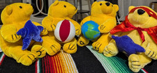 California State Fair Poppy Bear Plush Set of 4 Lot Collectible