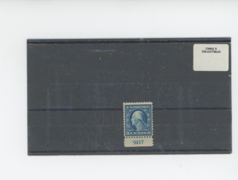 US stamp EFO   Washington  ink smear on plate #   (goo6