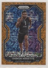 2020 Panini Prizm Rookie Orange Disco Prizm Damon Arnette #375 2l4