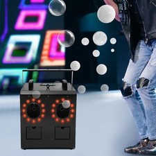 LED Smoke Bubbles Machine Bubble Fog Machine Light Remote Control w/ RGBW DMX