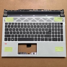0FK7HR New For Dell G15 5510 5511 5515 Palmrest Upper Case US Backlit Keyboard