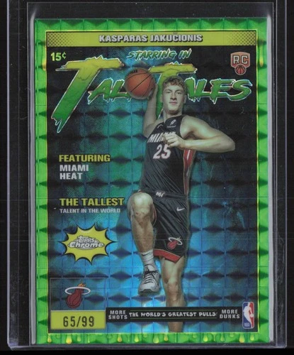 2025 Topps Chrome Kasparas Jakučionis Base (RAW)