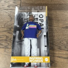 Mattel Opal Lee Barbie Inspiring Women Doll in Opal’s Walk T-shirt New In Box
