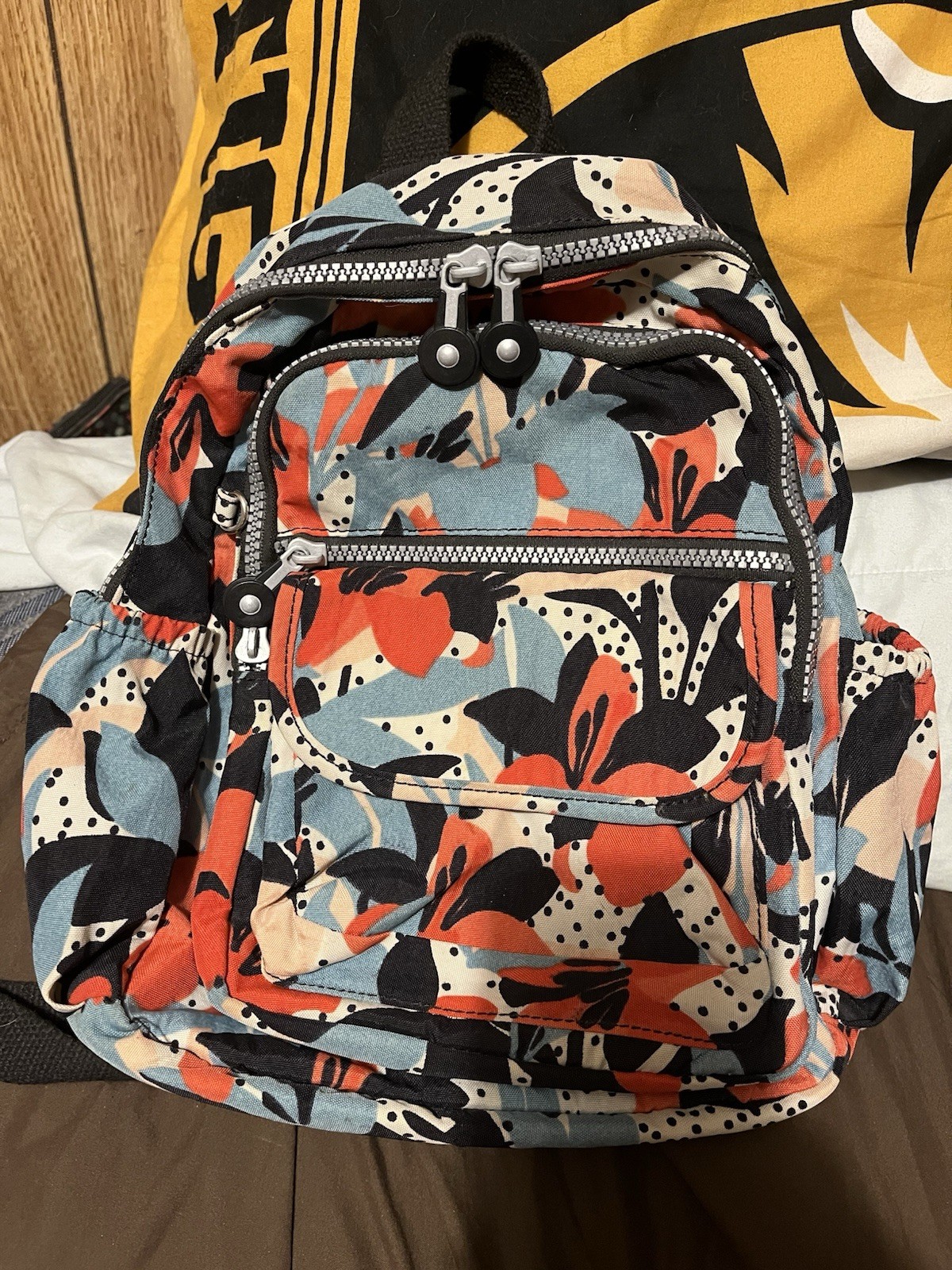 Kids/girls/womens Red/black Patterns Backpack/purse