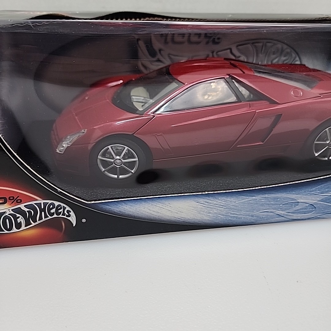 ミニカー Hot Wheels Cadillac Cien 1:18 1/18 DIECAST HOT WHEELS CADILLAC CIEN CONCEPT CAR SILVER