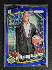 2025 Panini Prizm WNBA - Blue Velocity (RC) #144 DOMINIQUE MALONGA VARIATION