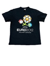 RARE RETRO VINTAGE T-shirt official UEFA EURO 2012 POLAND - UKRAINE size: XL
