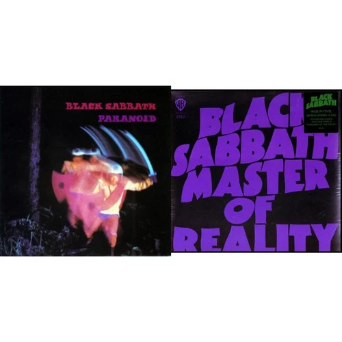 Black Sabbath - Master Of Reality (180G) & Paranoid [New LP Vinyl Bundle]