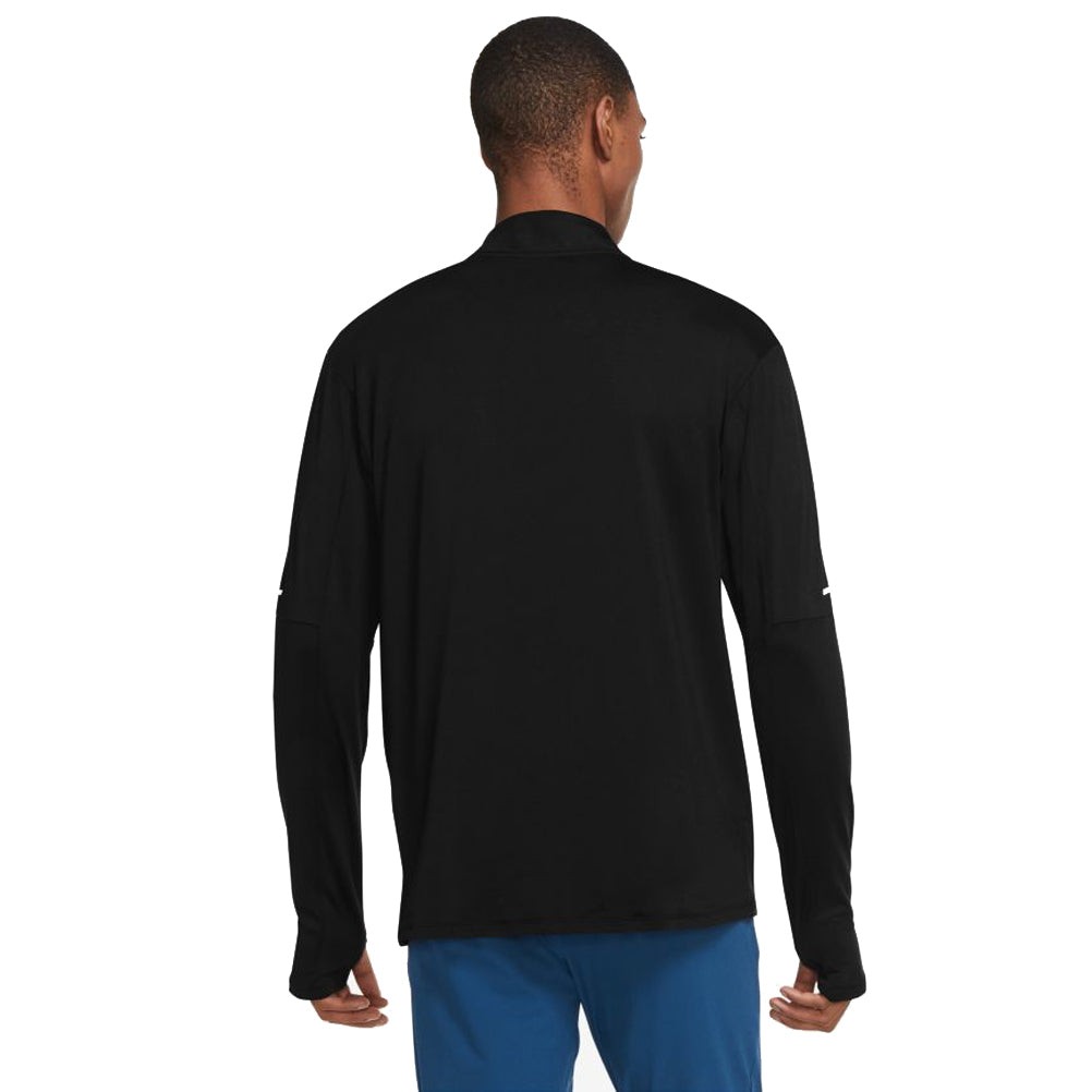 Nike Dri-Fit Element Half Zip Black Men Long Sleeve Running Top Size L, RRP £60 image 2
