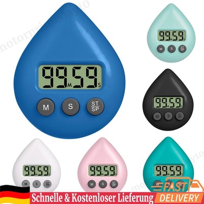 Digital Timer Waterproof Shower Timer Kitchen Timer Countdown Timer Shower Clock