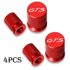 Lightweight Red For Porsche Valve Stem Caps GTS Cayenne 911 FREE USA SHIPPING