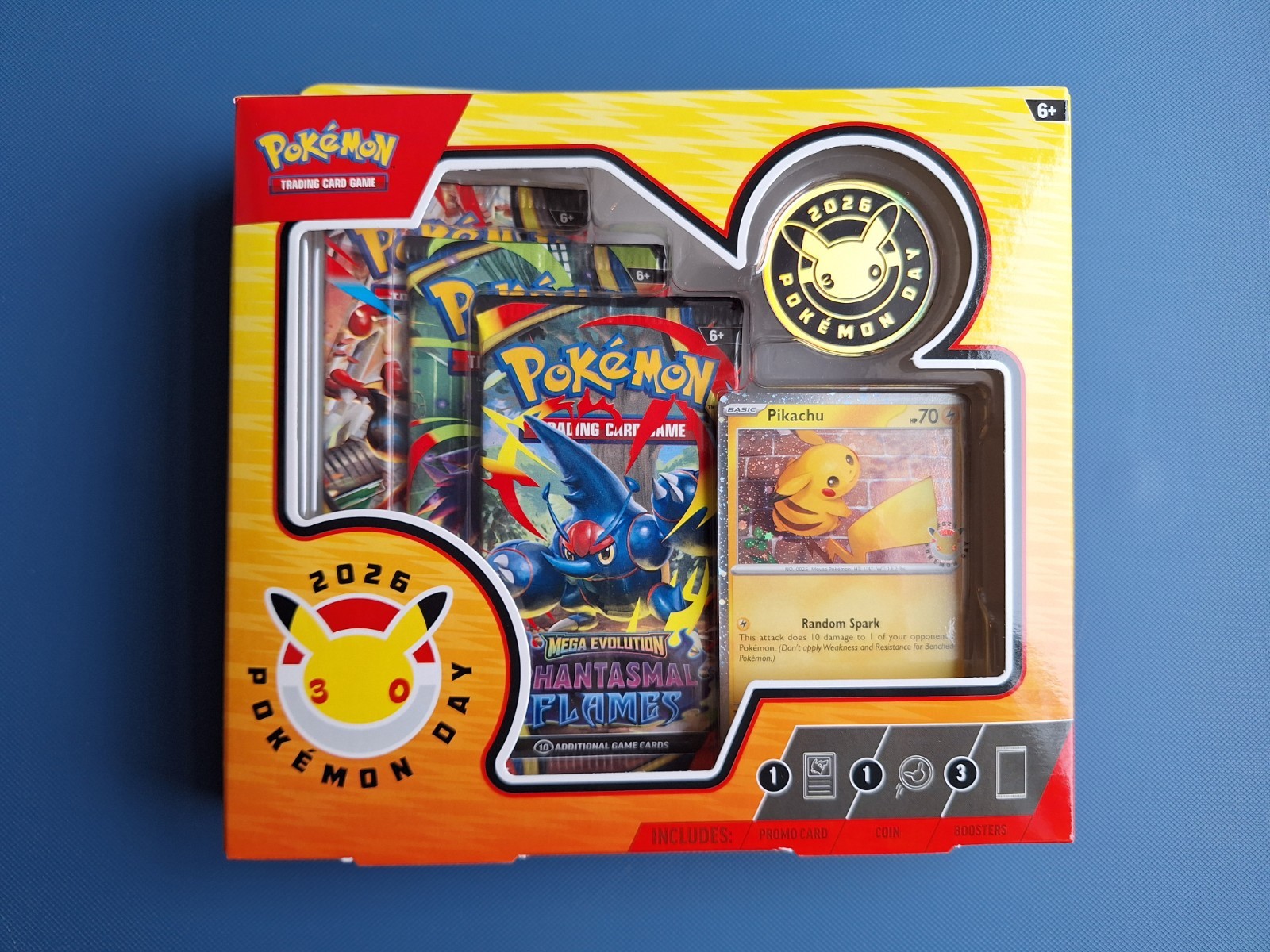 Pokemon Day 2026 Collection Box W/ Pikachu Promo IN HAND