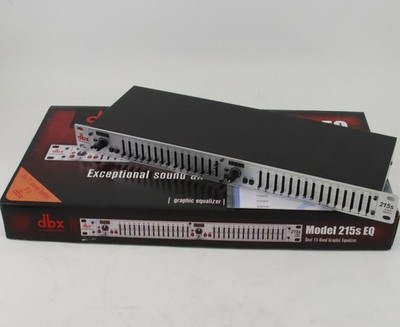 DBX 215s 15 Band Dual Channel Graphic Equalizer Switchable ±6 ±15 dB US