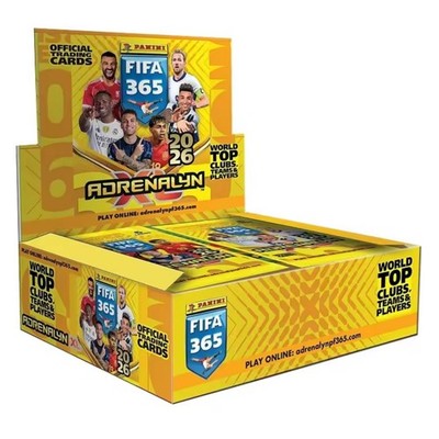 2026 Panini FIFA 365 Adrenalyn XL Soccer Trading Cards Sealed Box 24(Packs)