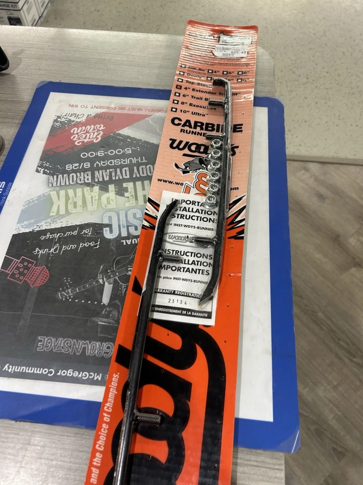 Woodys - ESD3-9350 - Extender Trail III Flat-Top Carbide Runners - Image 2 of 4