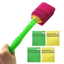 Korean Style Bath Exfoliating Body Scrub Stick and Towel Set Washcloth for Spa