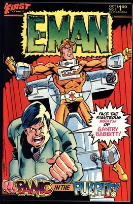 First Comics - E-MAN 1983-85 #7 - Grade 9.4 - Comic Book
