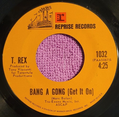 T. Rex "Bang A Gong (Get It On) / Raw Ramp" weak VG
