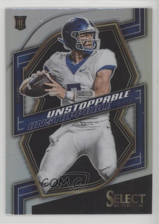 2023 Panini Select Draft Picks Unstoppable Silver Prizm Will Levis #UN-3 ms9